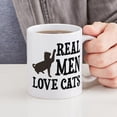 thumbnail image 4 of CafePress - Real Men Love Cats Mugs - 11 oz Ceramic Mug - Novelty Coffee Tea Cup, 4 of 4