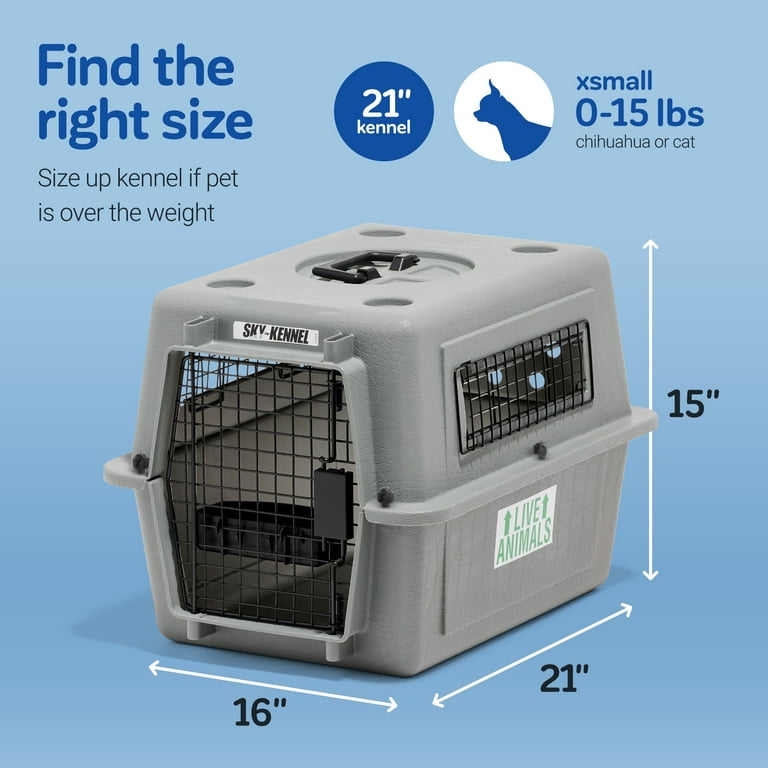 Pet Carrier Small Dog Crate Size Petmate Sky Kennel For Dogs Cats