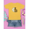 thumbnail image 3 of Be Kind Daisy T-Shirt Juniors -Image by Shutterstock,  Large, 3 of 4
