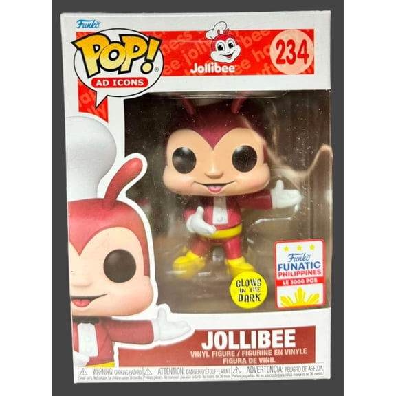 Funko Pop! Jollibee #234 Funko Funatic Phillippines LE 3000 Glow
