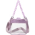 thumbnail image 1 of Bolsos PVC Bolsos para Mujer Con Diamantes Imitación Bolsos Personalidad (rosa), 1 of 8