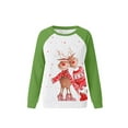 thumbnail image 4 of Liacowi Women Christmas Sweatshirt, Elk Print Round Neck Long Sleeve Pullover Tops, 4 of 4