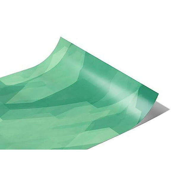 Rwraps Blue Watercolor The Waves Matte Vinyl Film Wrap 59in x 11ft Vinyl Vehicle Car Film Sheet Roll