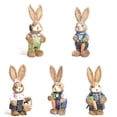 thumbnail image 1 of Cute Easter Straw Rabbit Decoration Woven Bunny Garden Adornment 32cm Handmade Straw Rabbit Decorations Theme Party Supplies1China He Qiyong unisex, 1 of 1