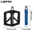 thumbnail image 3 of Eigraketly ZTTO 1 par de pedales planos de nailon para bicicleta, 24 picos intercambiables, pedales de bicicleta de montaña antideslizantes, Ciclismo Negro, 3 of 6
