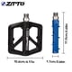 thumbnail image 4 of Greeniant ZTTO 1 par de pedales planos de nailon para bicicleta, 24 picos intercambiables, pedales de bicicleta de montaña antideslizantes, Ciclismo Negro, 4 of 6