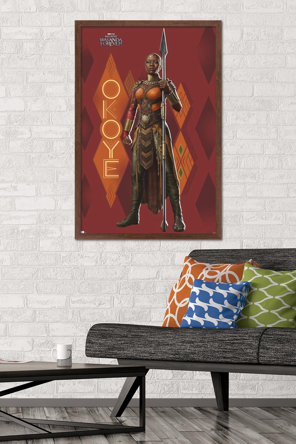 Marvel Black Panther: Wakanda Forever - Okoye Wall Poster, 22.375" x 34" Framed
