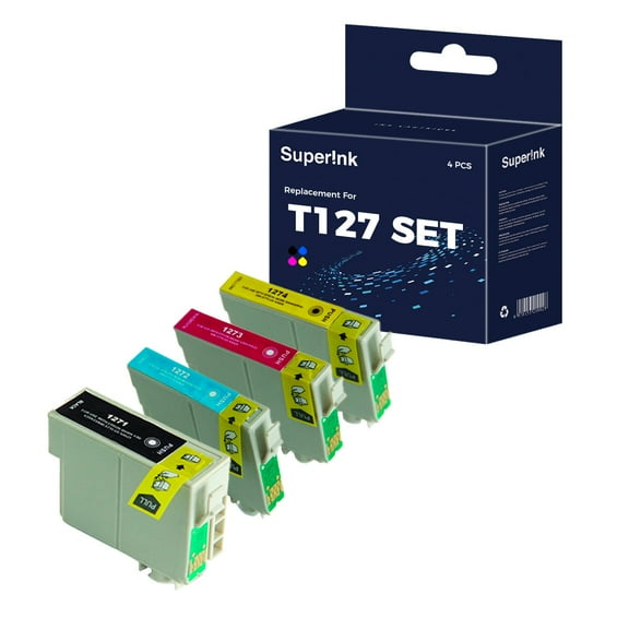 Compatible Epson T127 Ink Cartridge Set Extra High Yield By Superink