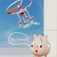 thumbnail image 2 of Bubble Machine Flying Bamboo Dragonfly Bubble Machine Children's Cute Bubble Maker Pink, 2 of 8