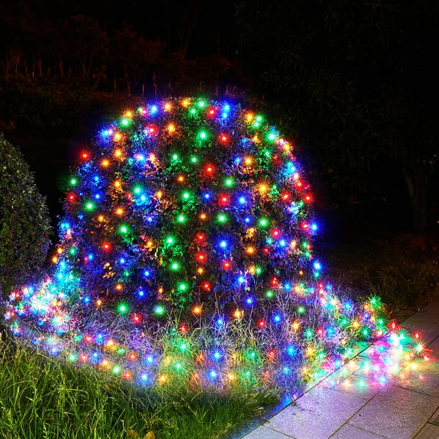 Luces de Navidad BlcTec Red Multicolor 200 LED 2.6m x 1.6m