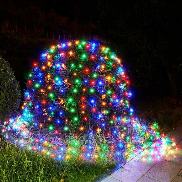 Luces de Navidad BlcTec Red Multicolor 200 LED 2.6m x 1.6m