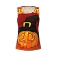 thumbnail image 4 of Easygdp Halloween Pumpkin Women's Workout Tank Top, Running Top, Hiking Shirt, Quick-Dry for Running, Yoga, Hiking - Medium, 4 of 9