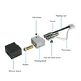 thumbnail image 3 of Kit 3D Printer Hotend Kit Brass Nozzle Quick Release 3D Printer Hot End Kit for Kobra S1 Combo Pro, 3 of 7