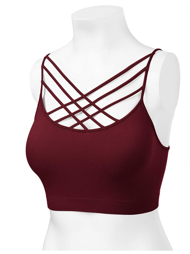 Salsation Criss Cross Bra Green Tiedy（M） Salsation Criss Cross Bra Green Tiedy（M） Women's