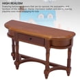thumbnail image 4 of Muebles De Casa De Muñecas En Miniatura, Mesa Semicircular En Miniatura Realista Escala 1:12 Para Decoración Del Hogar, 4 of 7