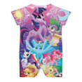 thumbnail image 2 of My Lit-tle Pony Baby Boy Girl Short Sleeve Romper Clothing Set Print Cartoon Baby Summer One Piece Jumpsuit, 2 of 8