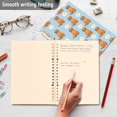 thumbnail image 4 of FORMRS 1-Subject Spiral Notebook 8" x 5" College Ruled 60 Refillable Sheet A5 Hard Cover, 2 Pack, Cartoon Floral Dog Pattern, 4 of 7