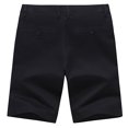thumbnail image 3 of EQWLJWE Mens Golf Dress Shorts Classic Fit Flat Front Relaxed Business Shorts Summer Lightweight Breathable Shorts with Pockets for Office Black XL, 3 of 3