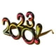 thumbnail image 1 of Fellaptop - Decoraciones para gafas con fotos de Año Nuevo 2023, gafas divertidas para celebrar Negro, 1 of 8