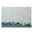 thumbnail image 1 of Japanese Wave Cutting Board, Aquatic Swirls Birds of Ocean Ukiyo-e Style Art Greyscale Background, Decorative Tempered Glass Cutting and Serving Board, Large Size, Grey Blue Cream, by Ambesonne, 1 of 1