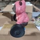 thumbnail image 5 of Kenally Escultura de gato de Fitness, estatuilla de gato, adorno de levantamiento de pesas de gato negro, escultura de gato con barra Artesanía Amarillo, 5 of 6