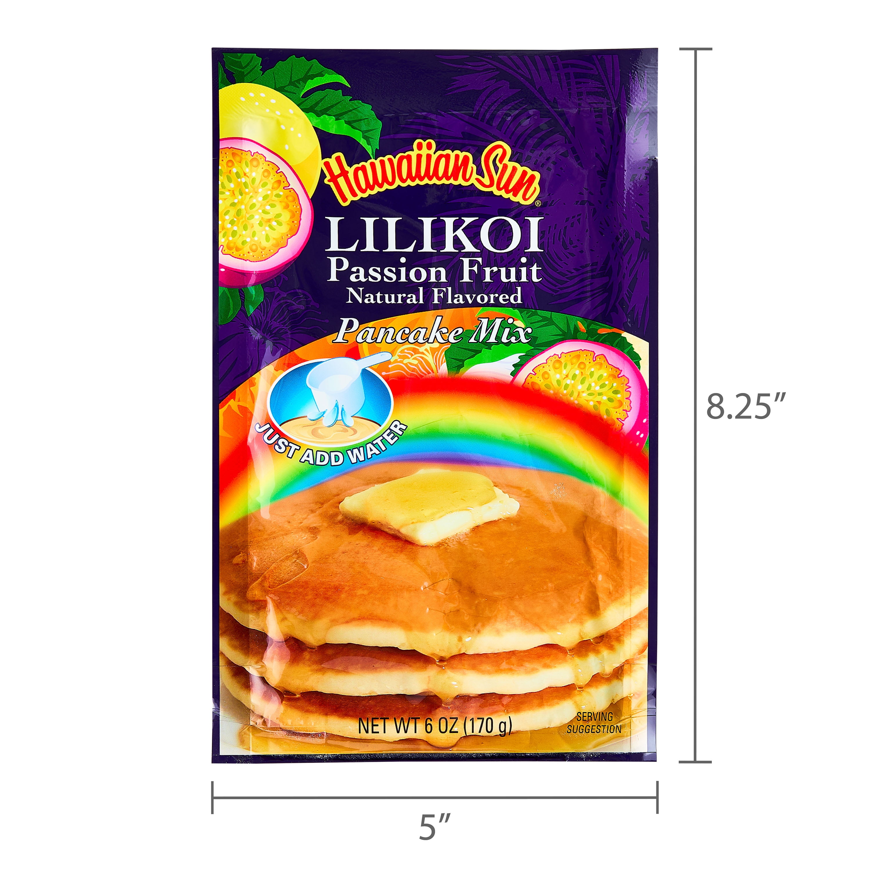 Hawaiian Lilikoi Passion Fruit Pancake Mix From Hawaii