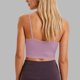 thumbnail image 4 of Camisetas de Cuello Sólido sin Mangas para las Mujeres Camisola Moda Casual Camisetas sin Mangas de Cuello en U de Longitud Regular para las Mujeres, 4 of 5