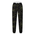 thumbnail image 4 of Plcasen Women Halloween Spider‑Web Print Drawstring Jogger Pants, Loose Casual Pants With Pockets, 4 of 5