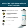 thumbnail image 4 of Neo-Pure NP-KW1 WaterPur KW1 Compatible 10" Carbon Block Filter for RCS/FR1 Housing | Chlorine, Sediment, VOC Reduction | RV, Boat, Camper Water Filtration - 2 PK, 4 of 5