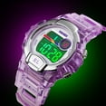 thumbnail image 4 of VONKY Montre Numérique Étanche pour Enfants Design Rétroéclairé LED Style Sport Cadran Rond Montre-Bracelet, 4 of 7