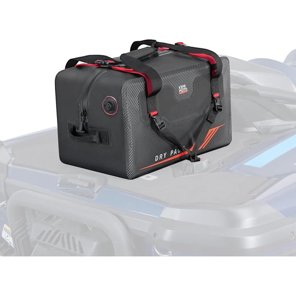 KEMIMOTO 45L Waterproof Duffle Bag,Heavy Duty Marine Dry Bags Backpack Jet Ski Motorcycle Tail Bag For Boat Camping
