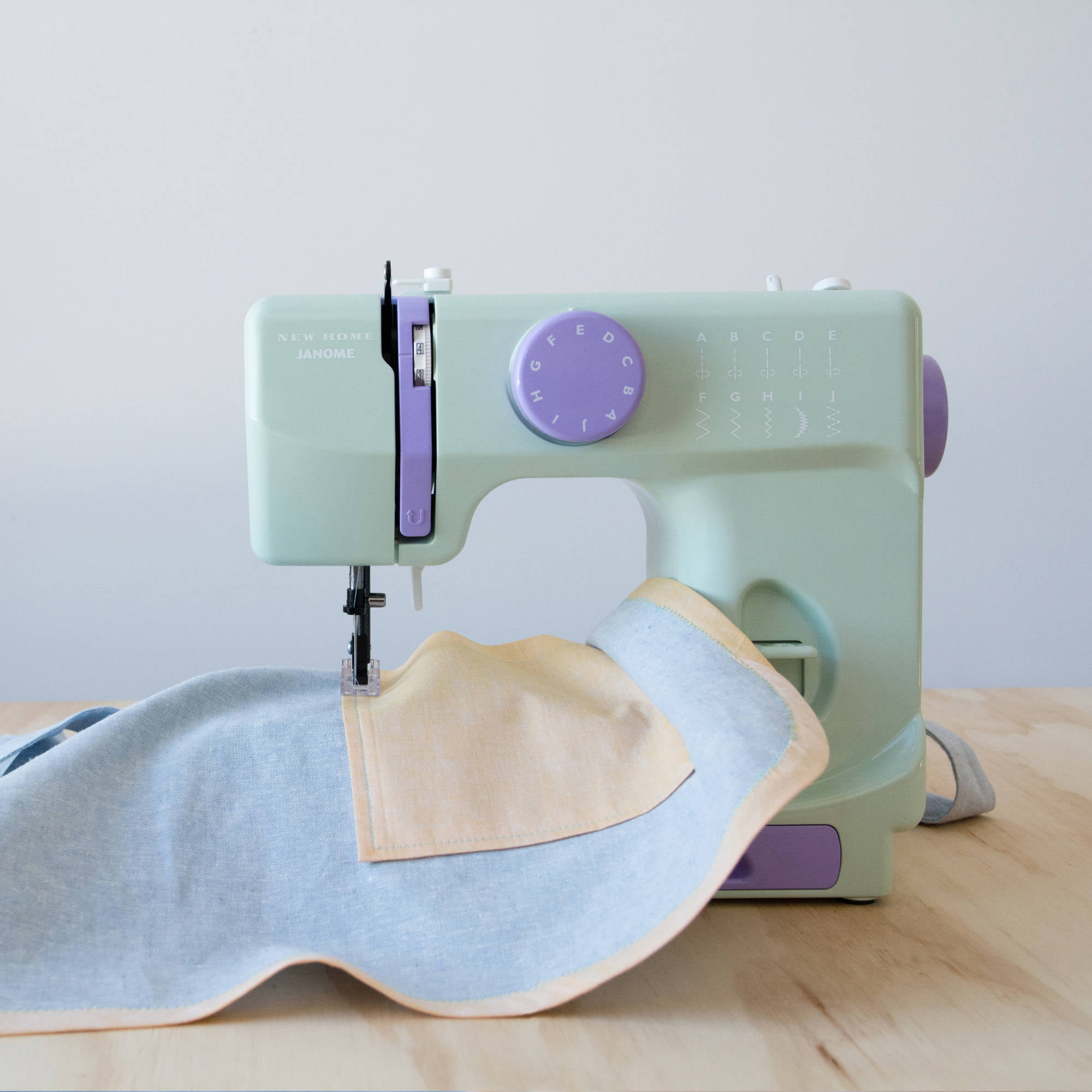 Janome Lady Lilac 10-Stitch Portable Sewing Machine with Accessory Storage  - Walmart.com
