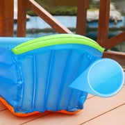 Leakproof Inflatable Pool Foldable Insulation Kiddie Pool With Backrest For Baby Toddler & Kids In Garden Backyard & Outdoor Inflatable Pool Slide for Kids Inflatable Pool with Shade 3 Feet Pool for
