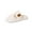 White, variant on CHUMUD Women's Fuzzy Open-toe Slippers Soft Comfy Memory Foam Indoor House Shoes Washable Bedroom Shoes