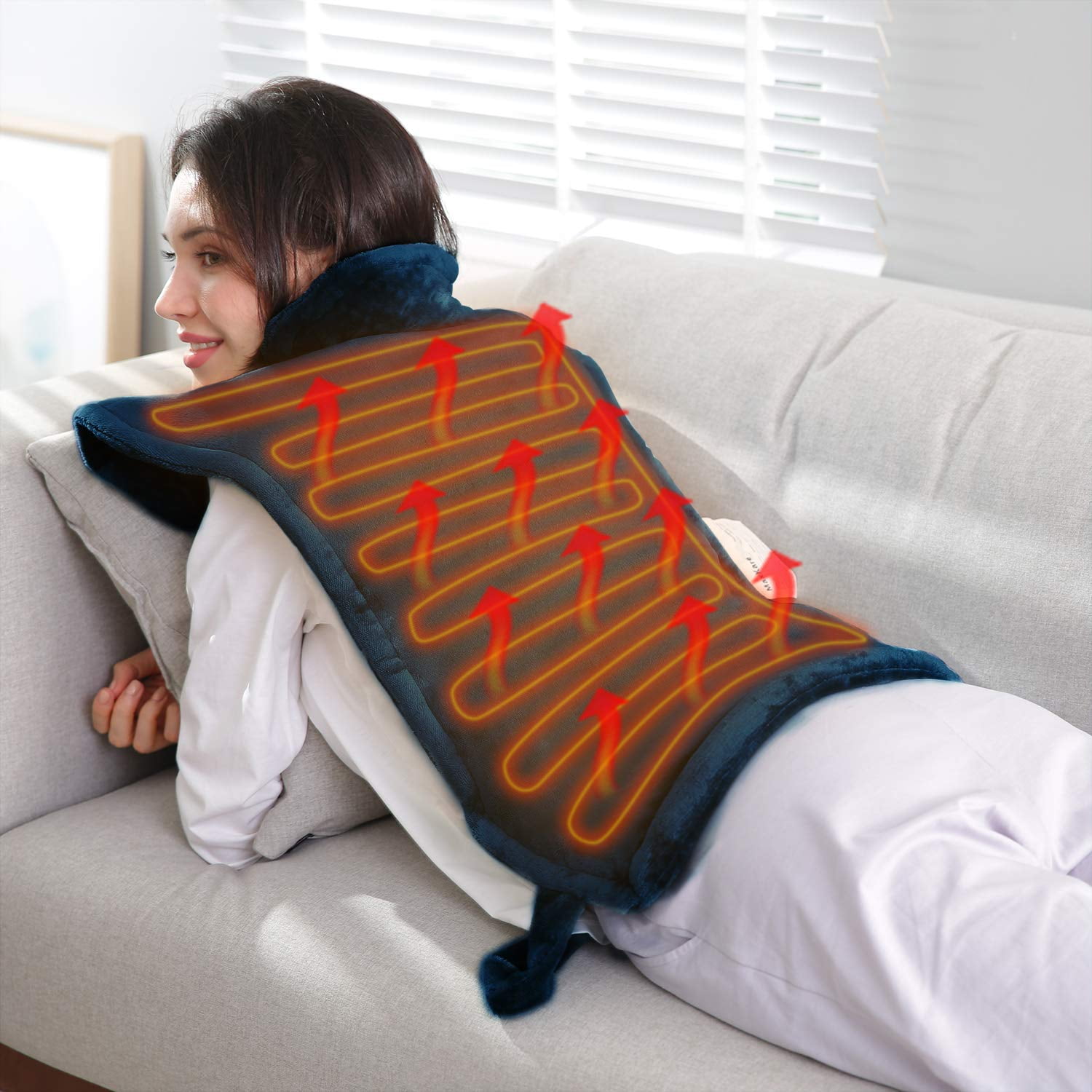 Maxkare Large Heating Pad for Back and Shoulder, 24"x33" Heat Wrap with