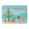 thumbnail image 1 of Carolines Treasures CK3481RUG Pug Christmas Tree Machine Washable Memory Foam Mat, 1 of 4