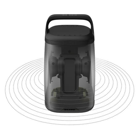 ION Audio - Acadia Waterproof Bluetooth Enabled Stereo Speaker with 360° Sound - Black