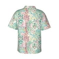 thumbnail image 3 of Balery Watercolor Tiger Print Men's Hawaiian Shirts Short Sleeve Beach Shirt Relaxed Fit Vacation Button Down Shirts-XX-Large, 3 of 9