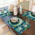 thumbnail image 6 of Placemats Set Of 4 / 6, Shark Wave Skateboard Placemats For Dining Table Indoor/Outdoors Heat Resistant Washable Placemats 18" X 12", 6 of 8