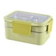thumbnail image 4 of Contenedor de Comida Bento Box de Acero Inoxidable Sunnimix de 2 Capas para Acampar al aire Libre Senderismo amarillo, 4 of 8