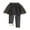 Dark Gray, variant on Esaierr Kids Baby Girls Leggings with Skirt Warm Toddler Mesh Tutu Pants Winter Padded Thickened Trousers 1-8 Years