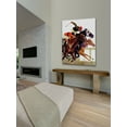 thumbnail image 3 of Marmont Hill Thoroughbred Race by Maurice Bower Painting Print on Canvas, 3 of 7