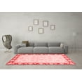 thumbnail image 3 of Ahgly Company Indoor Square Oriental Red Traditional Area Rugs, 4' Square, 3 of 4