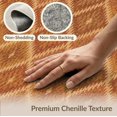 thumbnail image 6 of ODIKA 9'x12' Washable Area Rug Non-Shedding, Easy Care Bathroom Interlocking Way Shapes Boho Symmetrical Stairs Hallway for Master Suite, California King, Under Bed, 6 of 7
