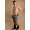thumbnail image 2 of Men's Cottonique M17713 Latex Free Organic Cotton Loose Boxer Short (Melange Grey 2X/3X), 2 of 4