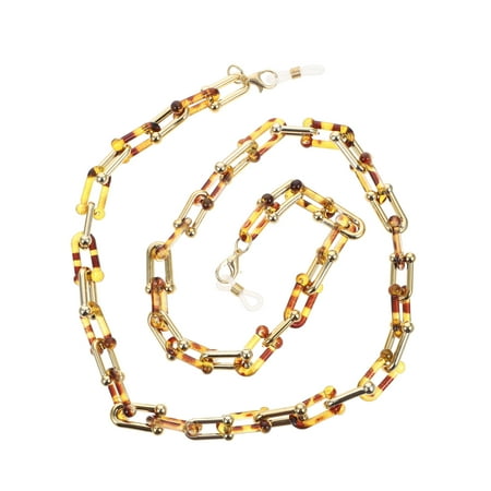 

Anti-Lost Glasses Chain Mask Chain Anti-Skid Decorative Mask Lanyard (Coffee)