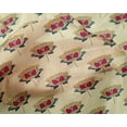 thumbnail image 4 of oneOone Silk Tabby Fabric Lotus Block Print Fabric BTY 42 Inch Wide, 4 of 4