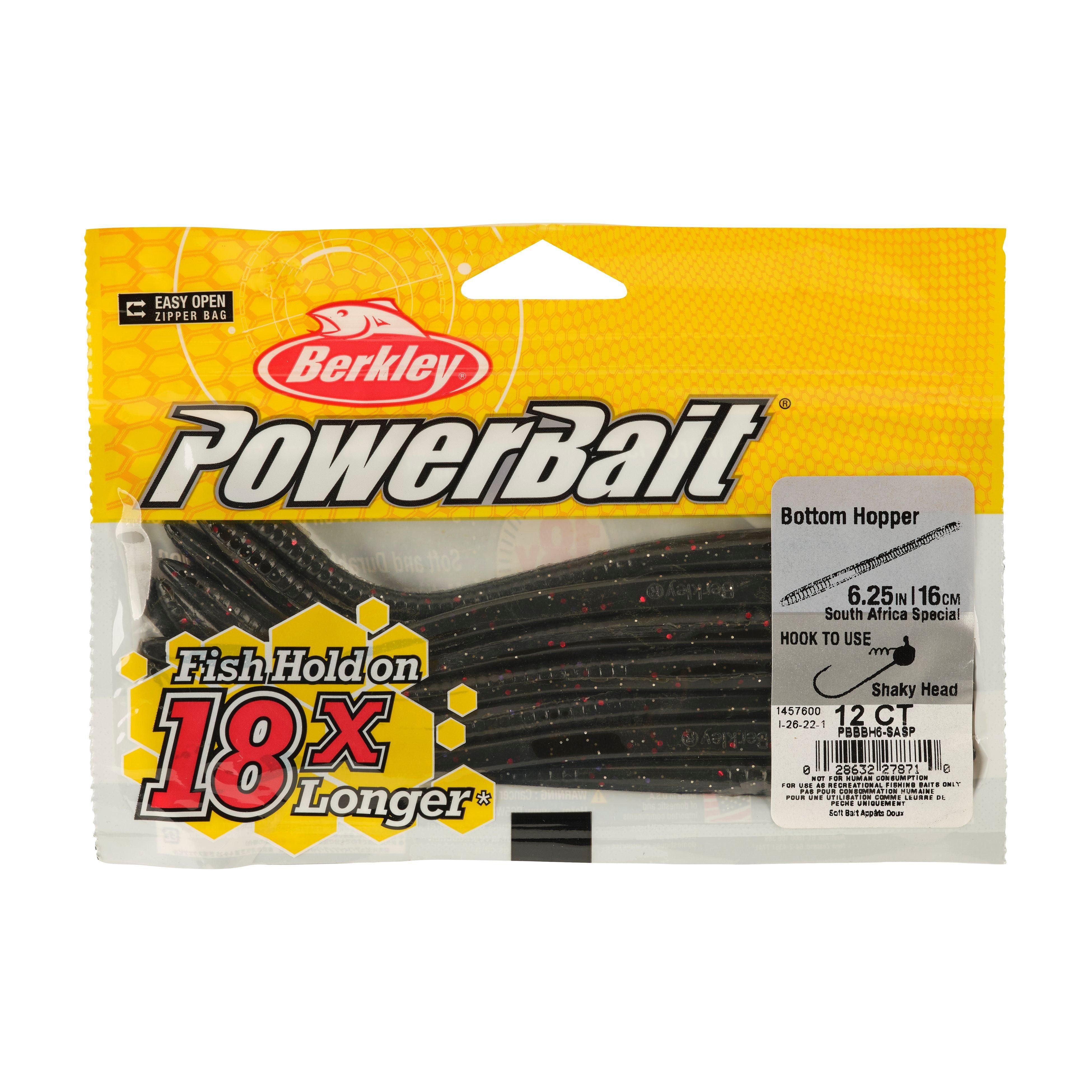 Berkley PowerBait® Bottom Hopper Fishing Bait, South African Special, 6 1/4in