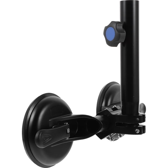 Flag Pole Stand Suction Cup Flagpole Bracket Flags Mount Poles Black