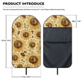 thumbnail image 7 of Uourmeti 1 Pack Car Seat Cover Towel Seat Cover Easy Install, Compatible with Van Truck Seat Car Interior Plush Microfiber Sunflower Theme, 7 of 7
